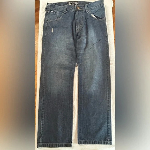 ENYCE Sean Combs Y2K Denim Jeans Size 36x32 - Picture 2 of 7